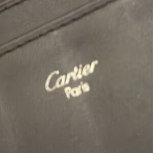 Cartier Black Leather Accessory